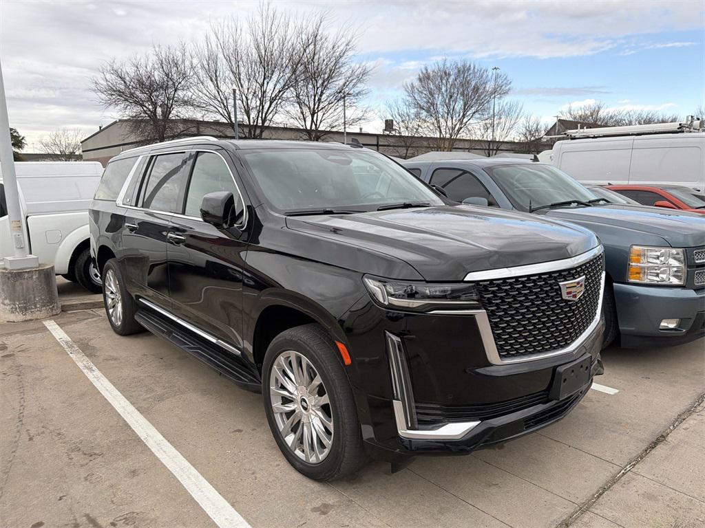 used 2021 Cadillac Escalade ESV car, priced at $49,781