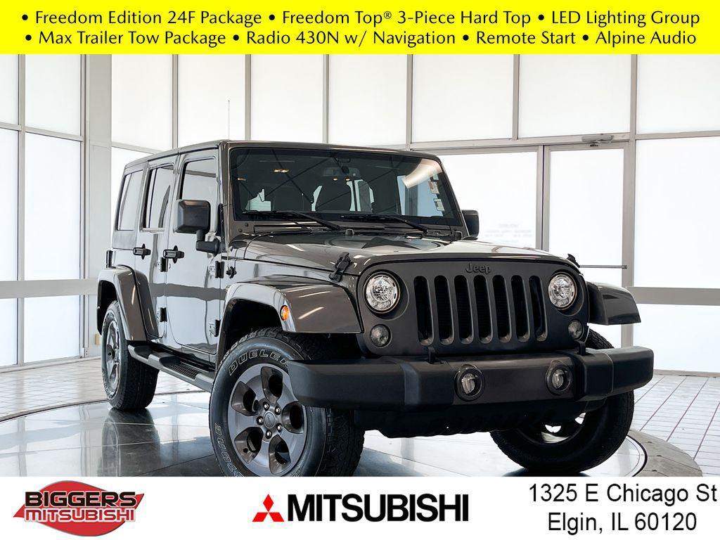 used 2017 Jeep Wrangler Unlimited car, priced at $20,489