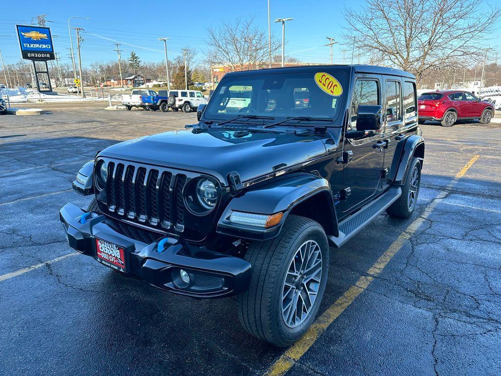 used 2022 Jeep Wrangler Unlimited 4xe car, priced at $30,597
