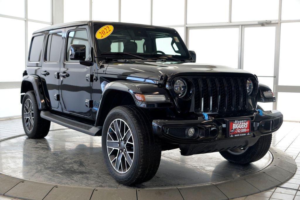 used 2022 Jeep Wrangler Unlimited 4xe car, priced at $31,471
