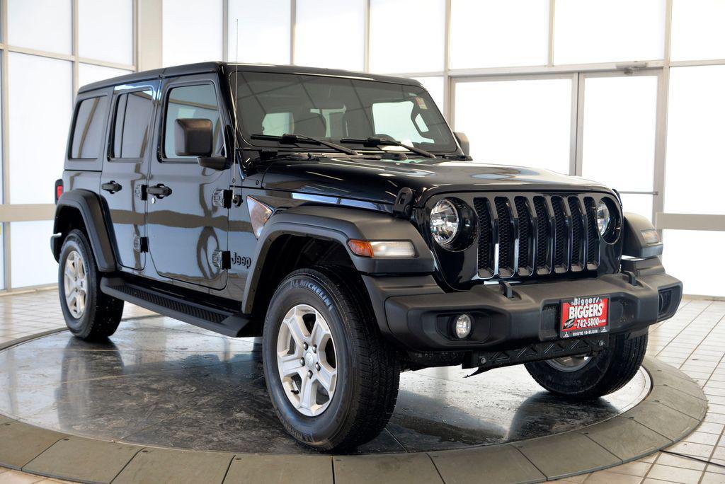 used 2021 Jeep Wrangler Unlimited car, priced at $26,972