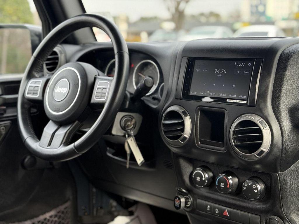 used 2017 Jeep Wrangler Unlimited car, priced at $18,698