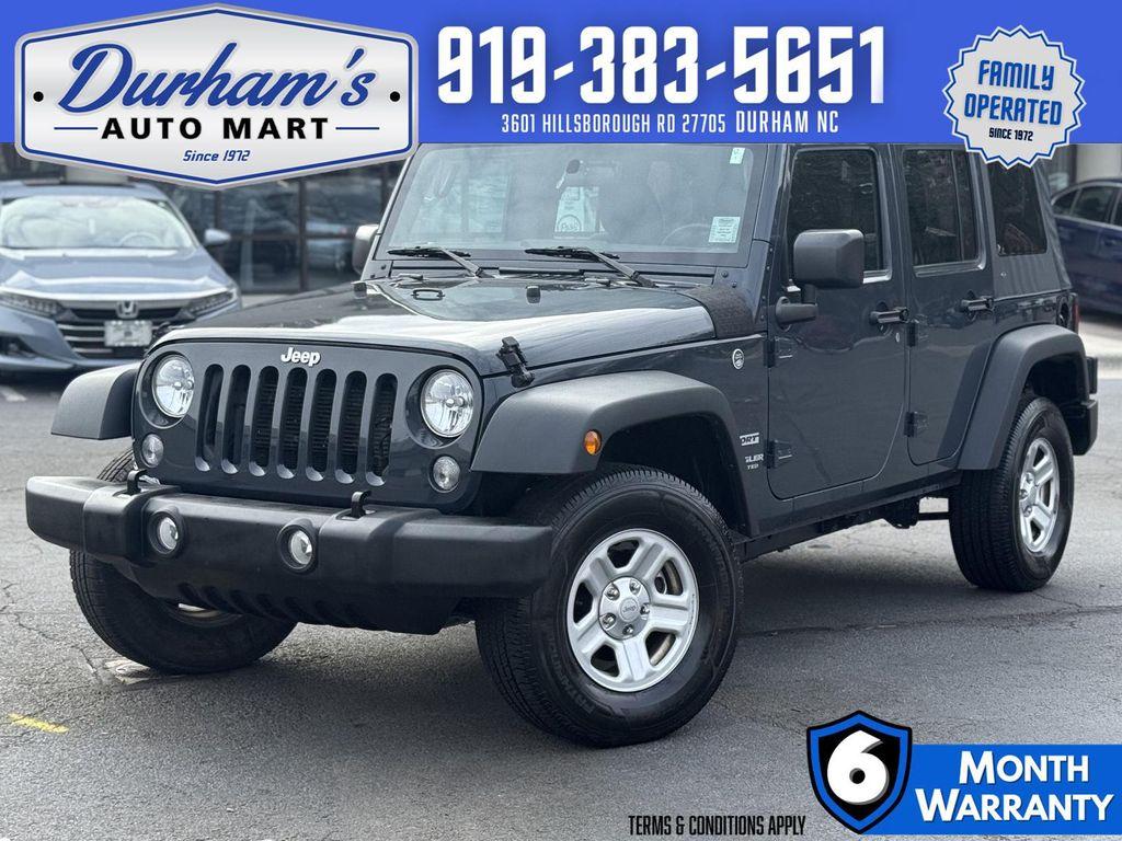 used 2017 Jeep Wrangler Unlimited car, priced at $18,698