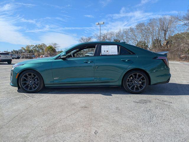 used 2025 Cadillac CT4-V car, priced at $49,999