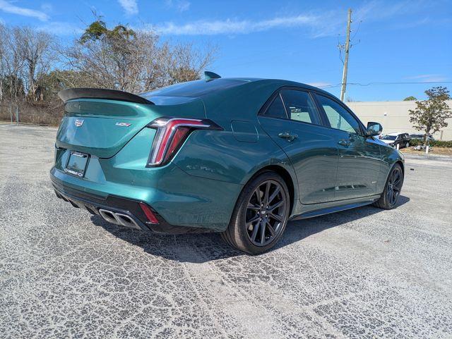 used 2025 Cadillac CT4-V car, priced at $49,999