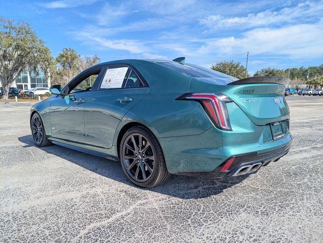 used 2025 Cadillac CT4-V car, priced at $49,999