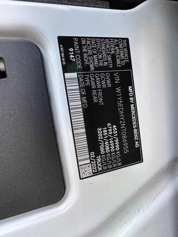 used 2022 Mercedes-Benz Sprinter 3500 car, priced at $41,995