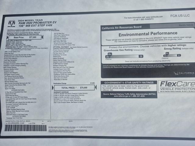 used 2024 Ram ProMaster 3500 Delivery Van BEV car, priced at $24,995