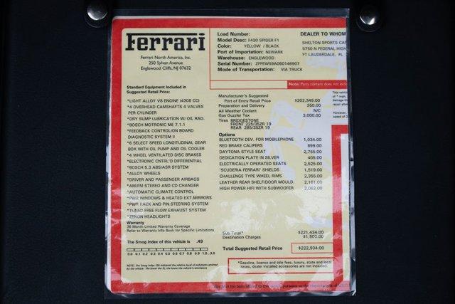 used 2006 Ferrari F430 car, priced at $164,895