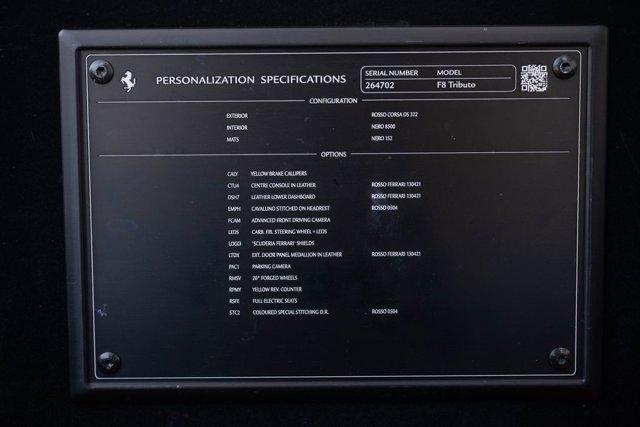 used 2021 Ferrari F8 Tributo car, priced at $354,999