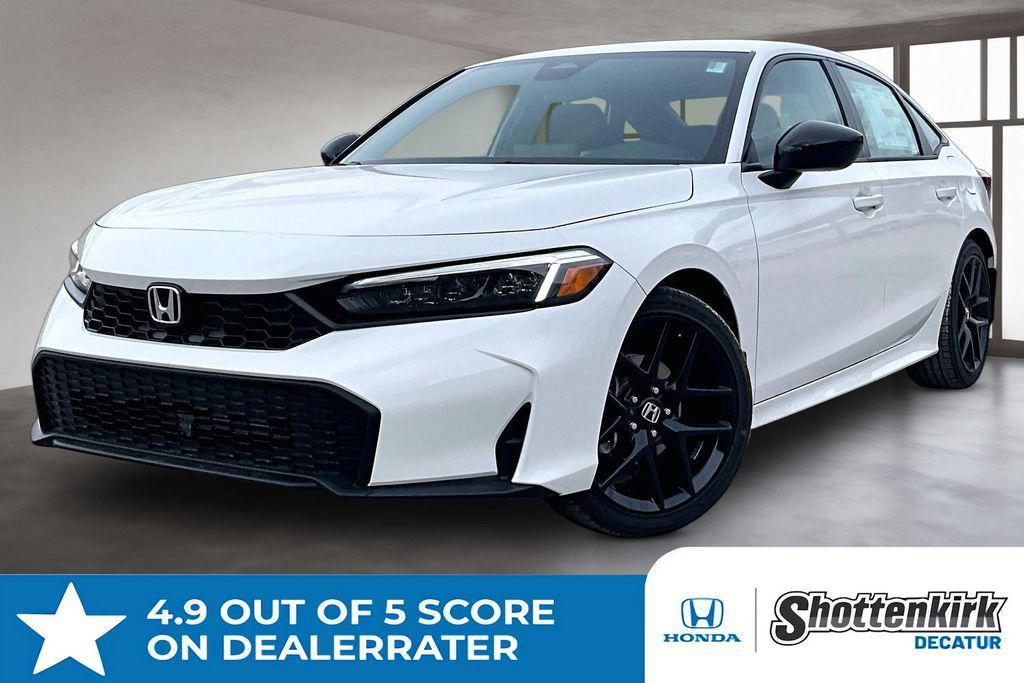 new 2026 Honda Civic car, priced at $28,345