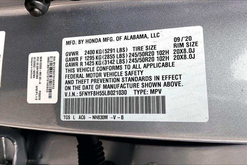 used 2020 Honda Passport car, priced at $21,595