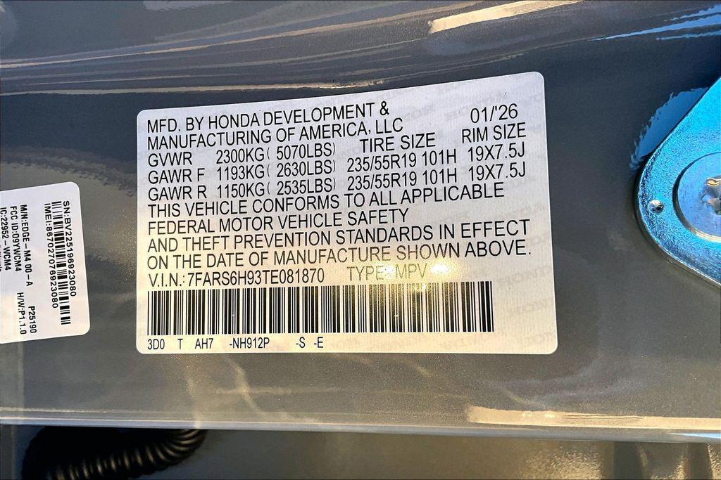 new 2026 Honda CR-V Hybrid car, priced at $44,455