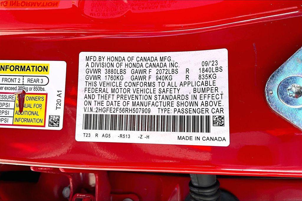 used 2024 Honda Civic car, priced at $24,680