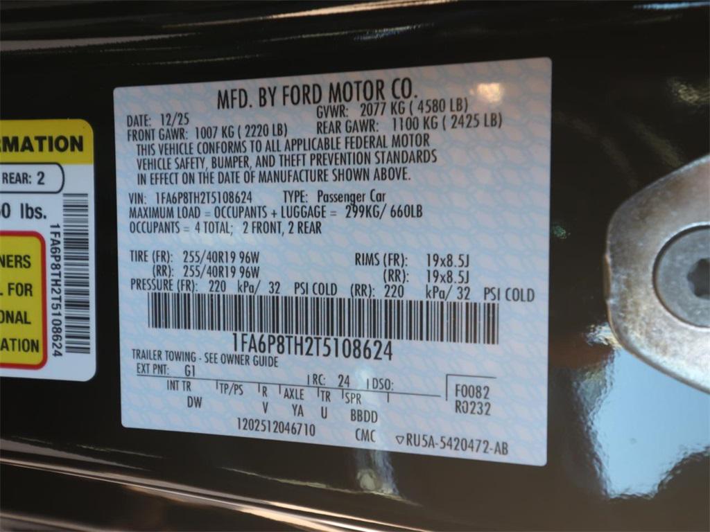 new 2026 Ford Mustang car, priced at $32,862