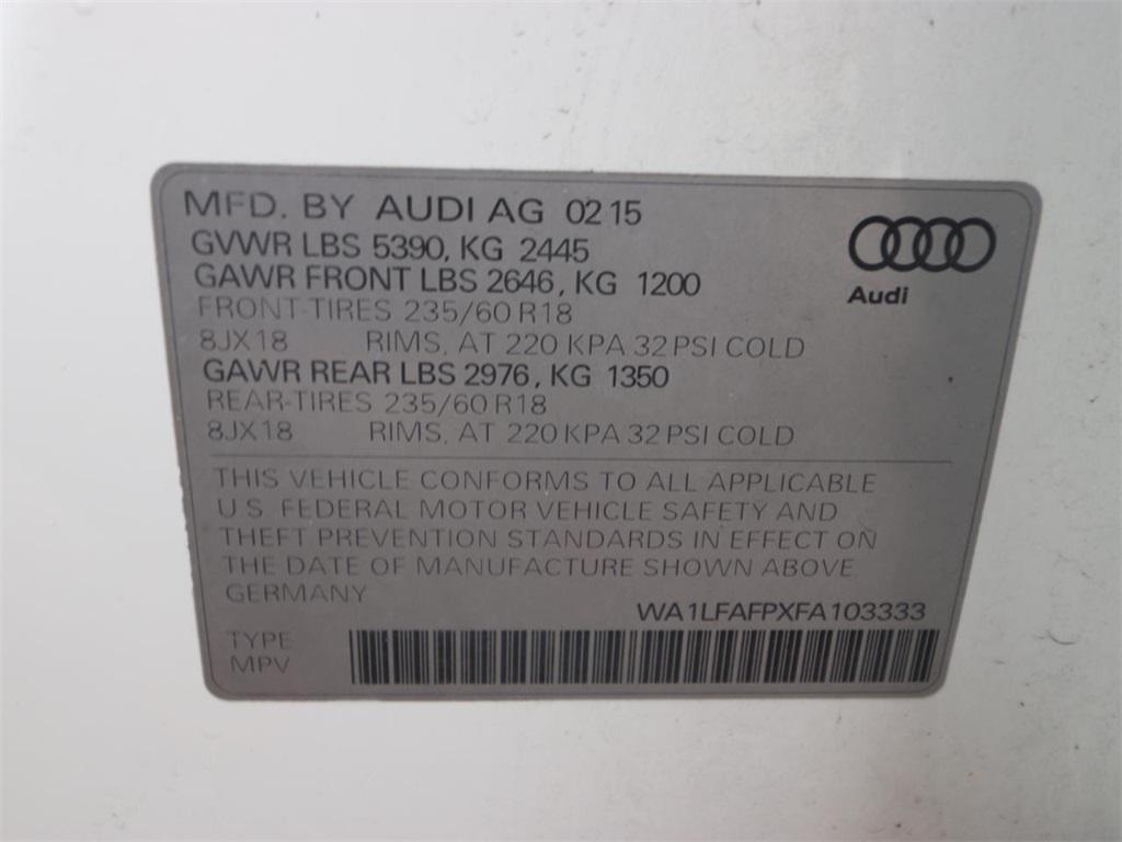 used 2015 Audi Q5 car, priced at $9,842