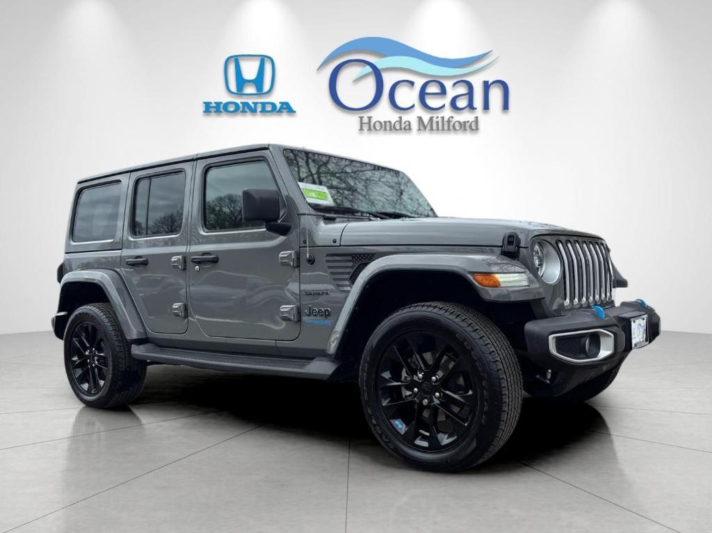 used 2022 Jeep Wrangler Unlimited 4xe car, priced at $22,986