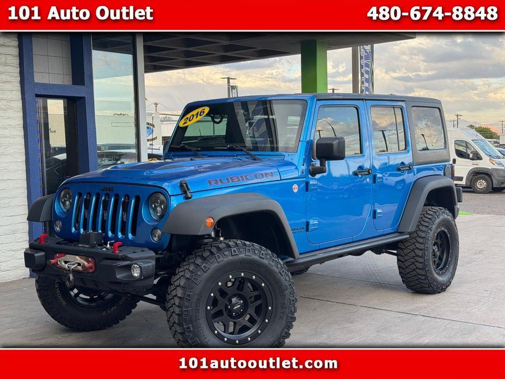 used 2016 Jeep Wrangler Unlimited car, priced at $19,488