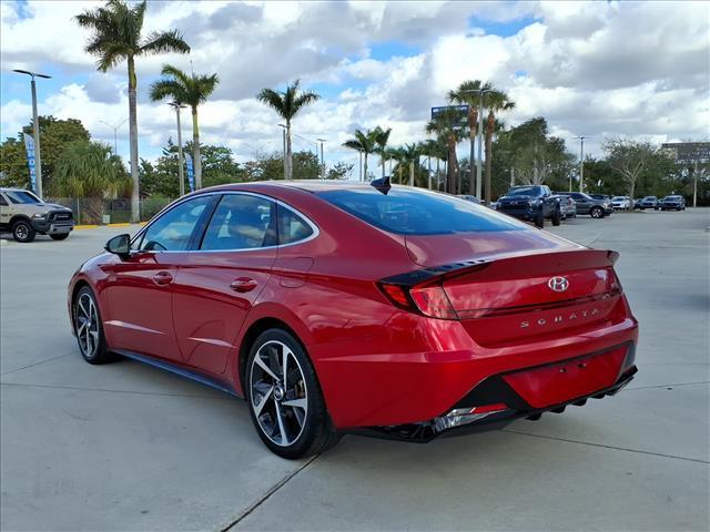 used 2021 Hyundai Sonata car, priced at $17,607