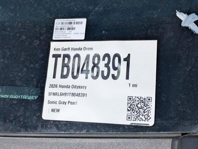 new 2026 Honda Odyssey car