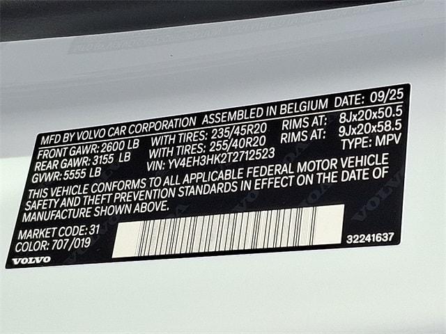 new 2026 Volvo EX40 car, priced at $58,795