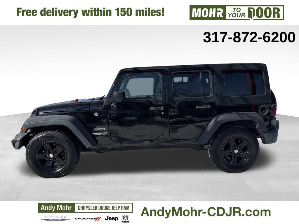 used 2016 Jeep Wrangler Unlimited car, priced at $14,155