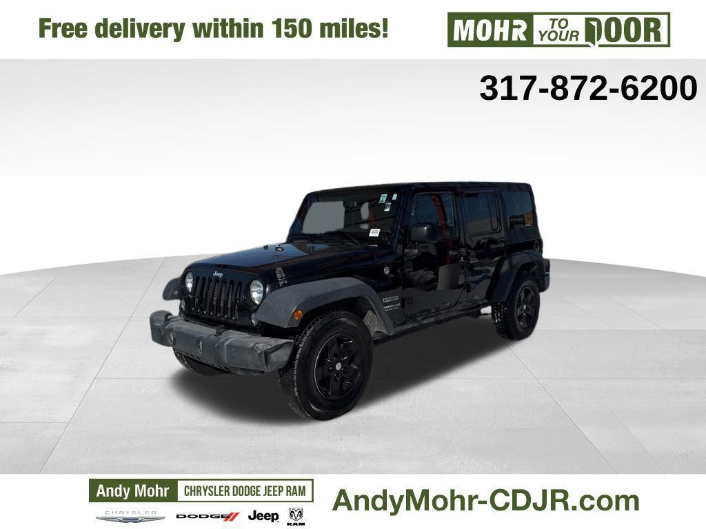 used 2016 Jeep Wrangler Unlimited car, priced at $14,155