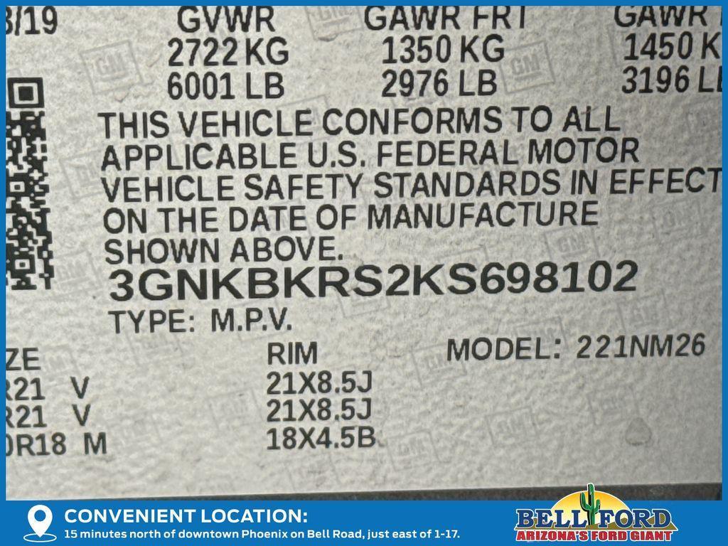 used 2019 Chevrolet Blazer car, priced at $20,788