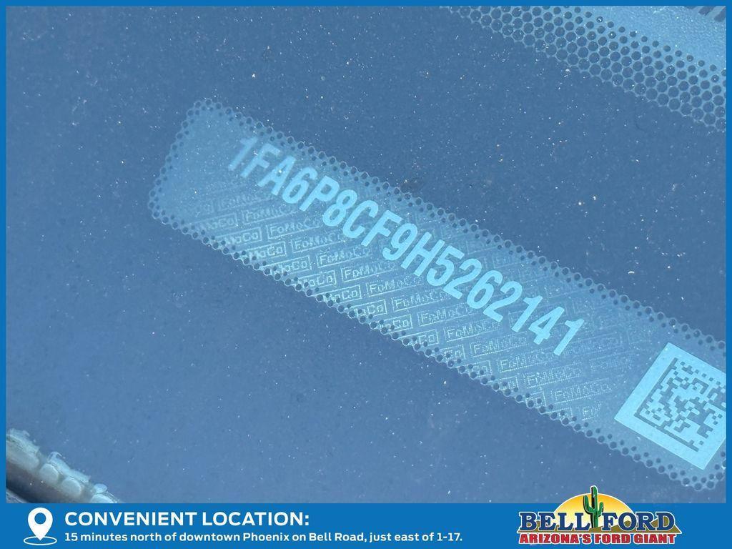 used 2017 Ford Mustang car, priced at $25,818