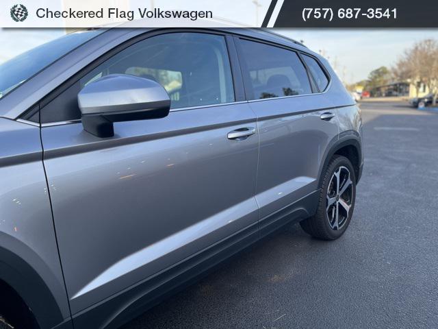 used 2025 Volkswagen Taos car, priced at $30,472