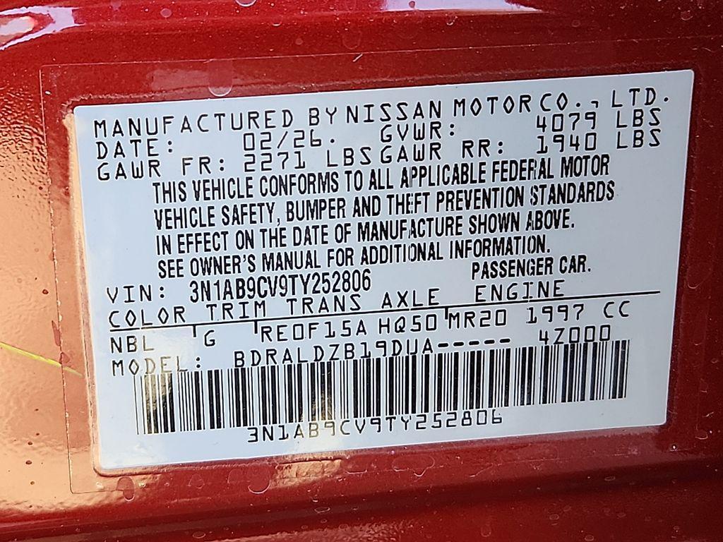 new 2026 Nissan Sentra car, priced at $22,707