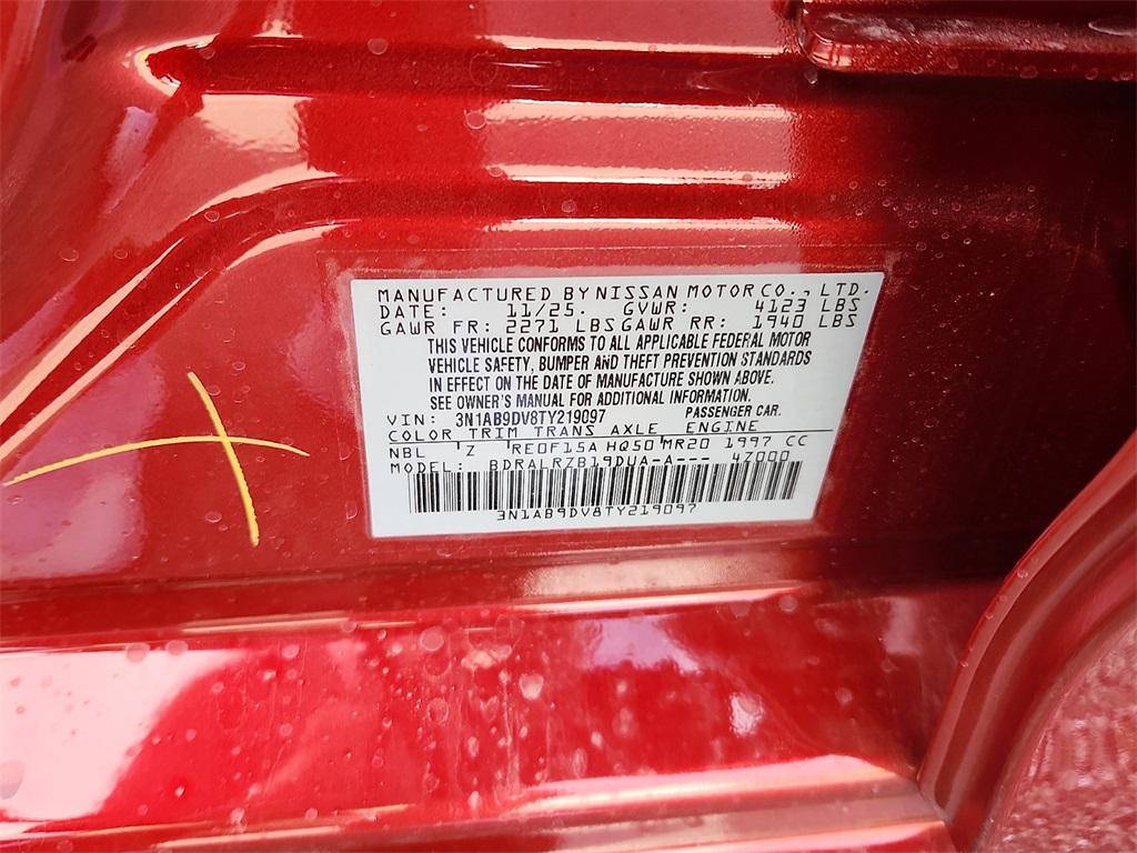 new 2026 Nissan Sentra car, priced at $25,693