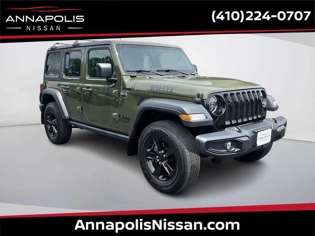 used 2021 Jeep Wrangler car, priced at $24,100