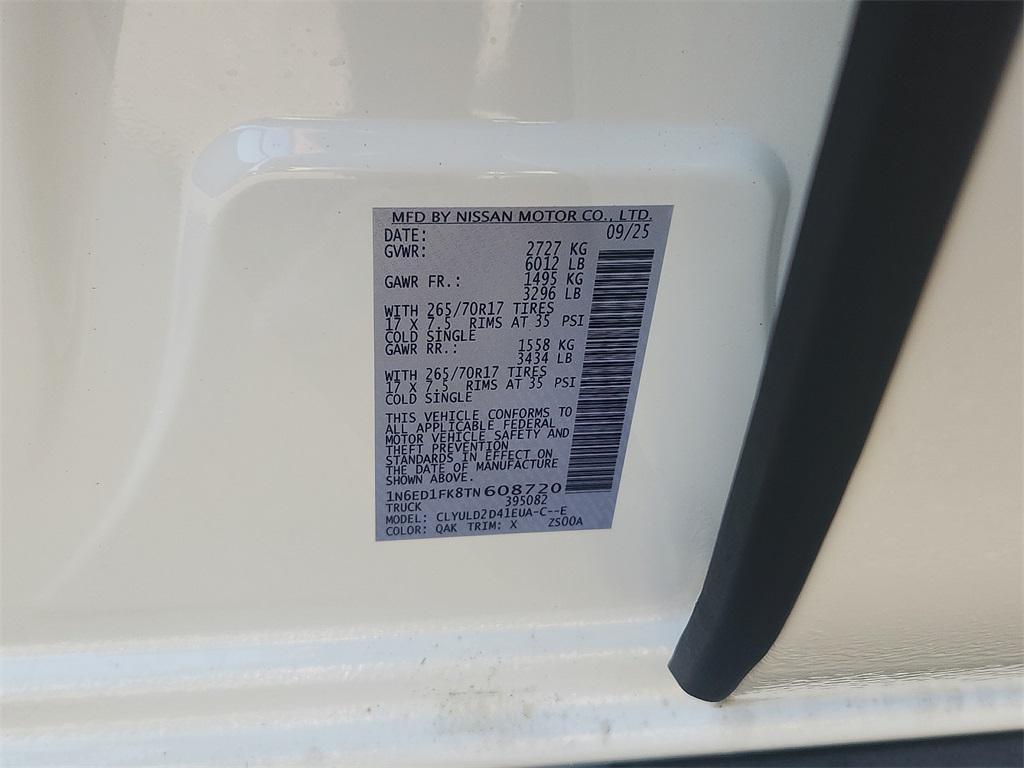 new 2026 Nissan Frontier car, priced at $40,628