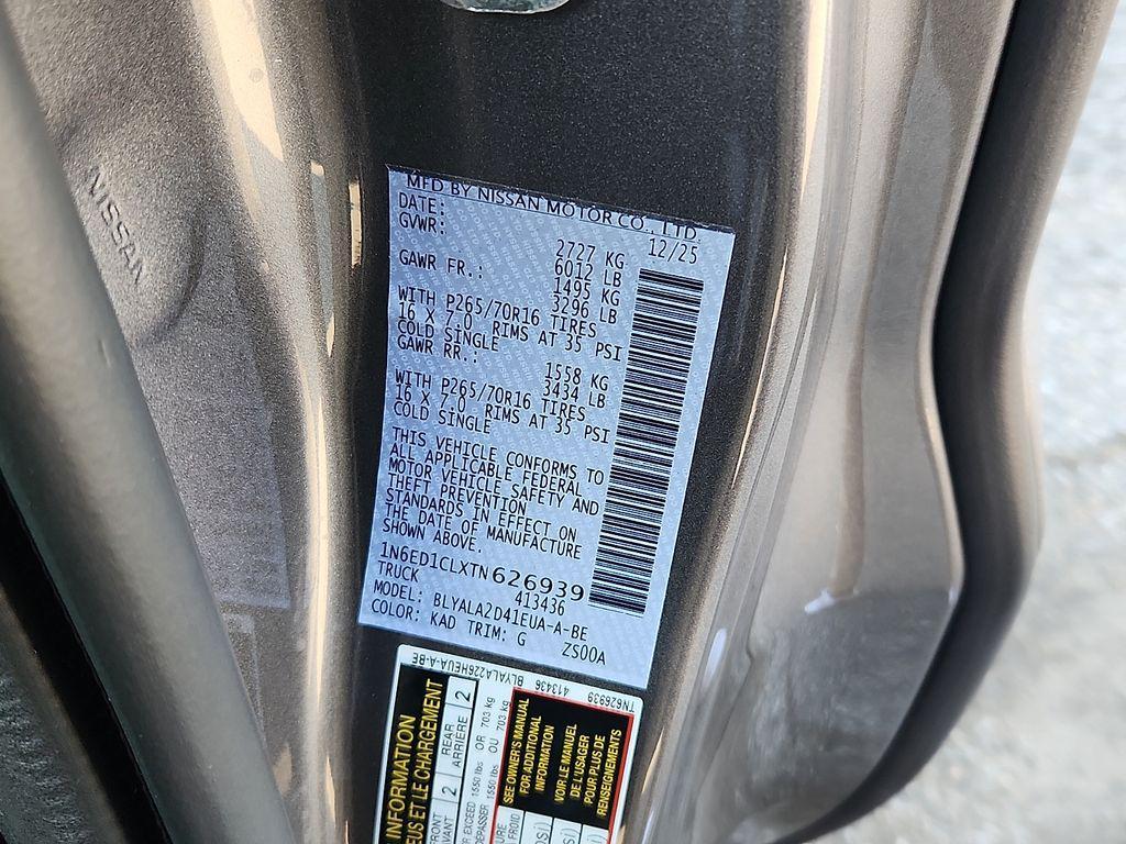 new 2026 Nissan Frontier car, priced at $30,318