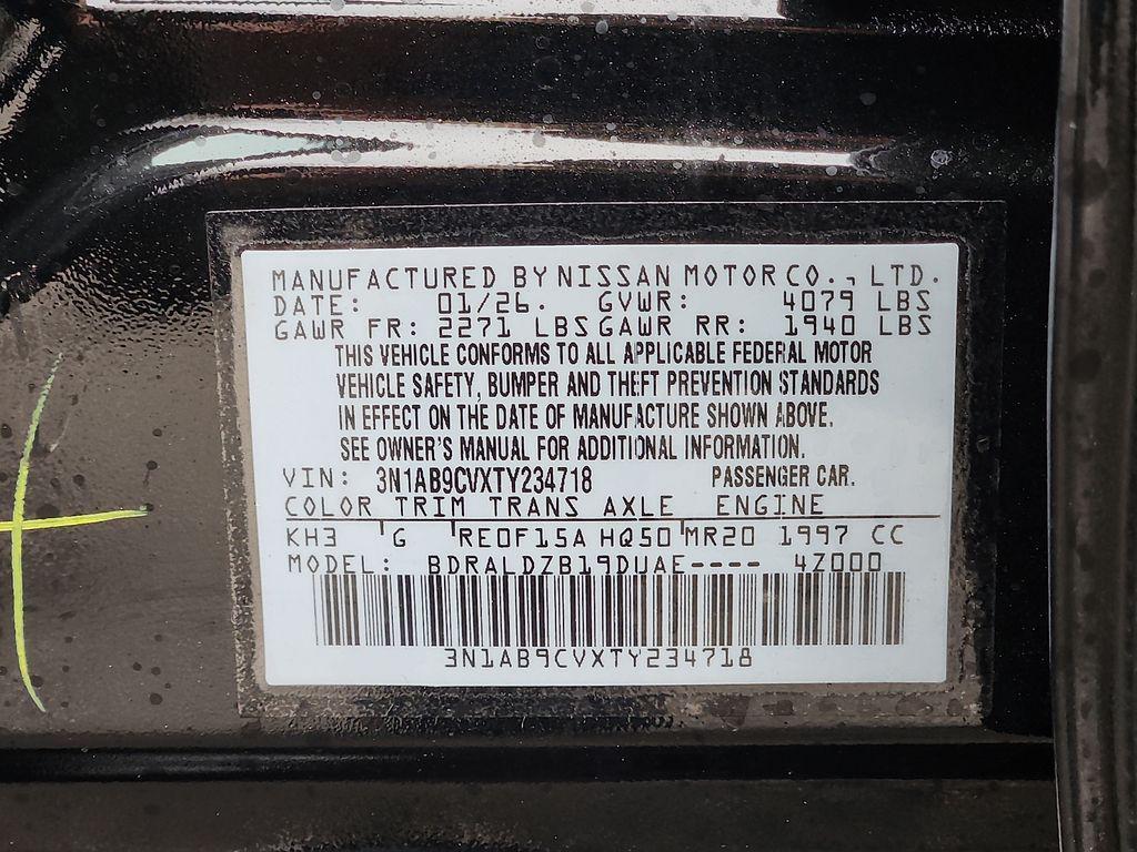new 2026 Nissan Sentra car, priced at $23,819