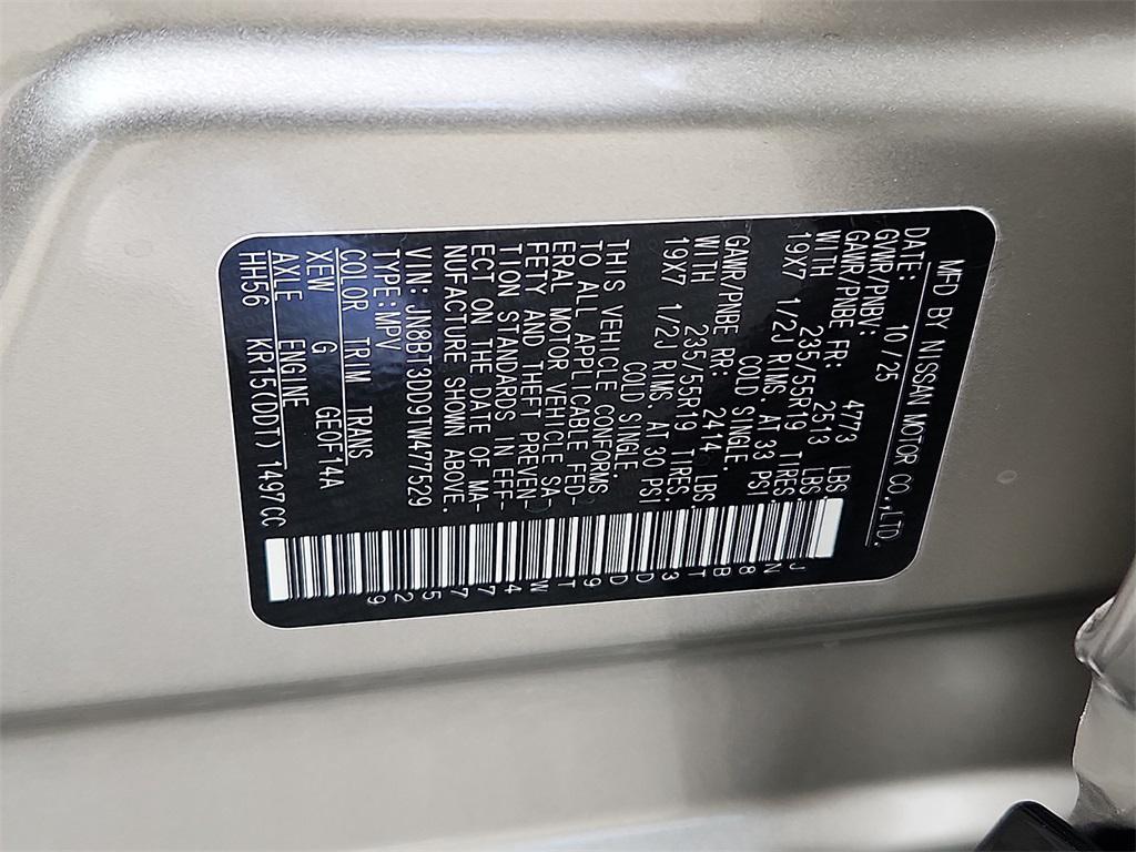 new 2026 Nissan Rogue car, priced at $36,957