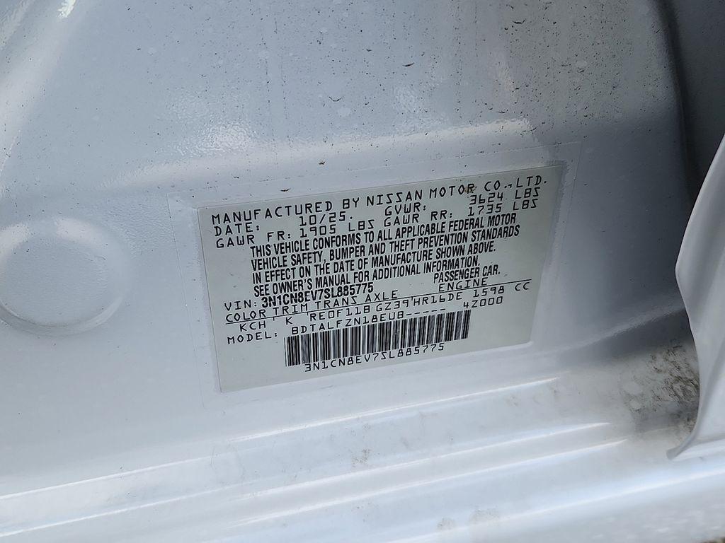 new 2025 Nissan Versa car, priced at $19,985