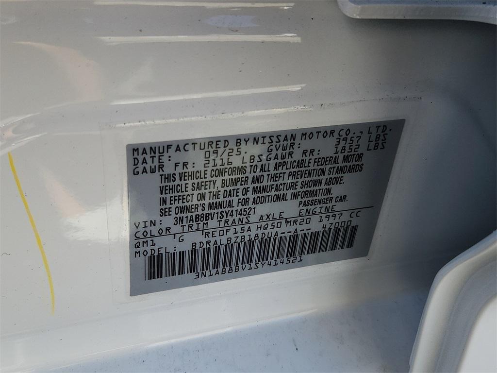 new 2025 Nissan Sentra car, priced at $19,091