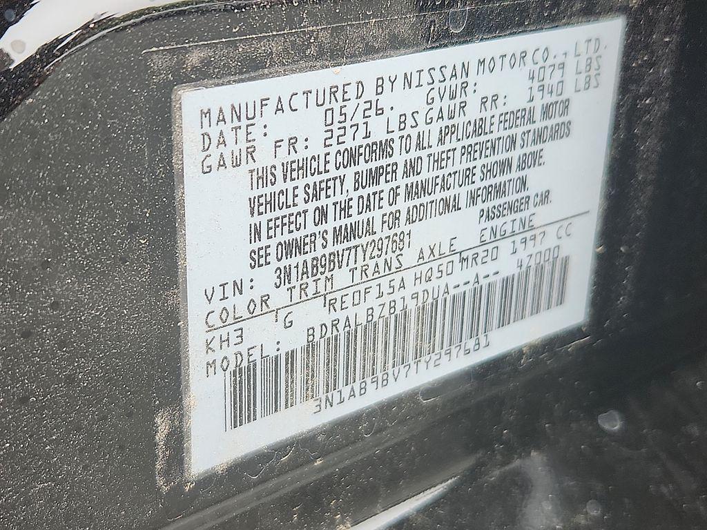 new 2026 Nissan Sentra car, priced at $23,828