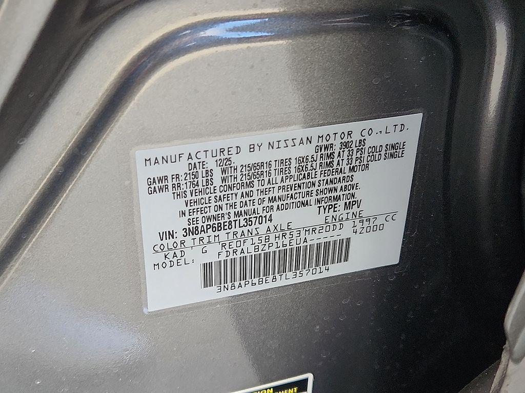 new 2026 Nissan Kicks car, priced at $23,130