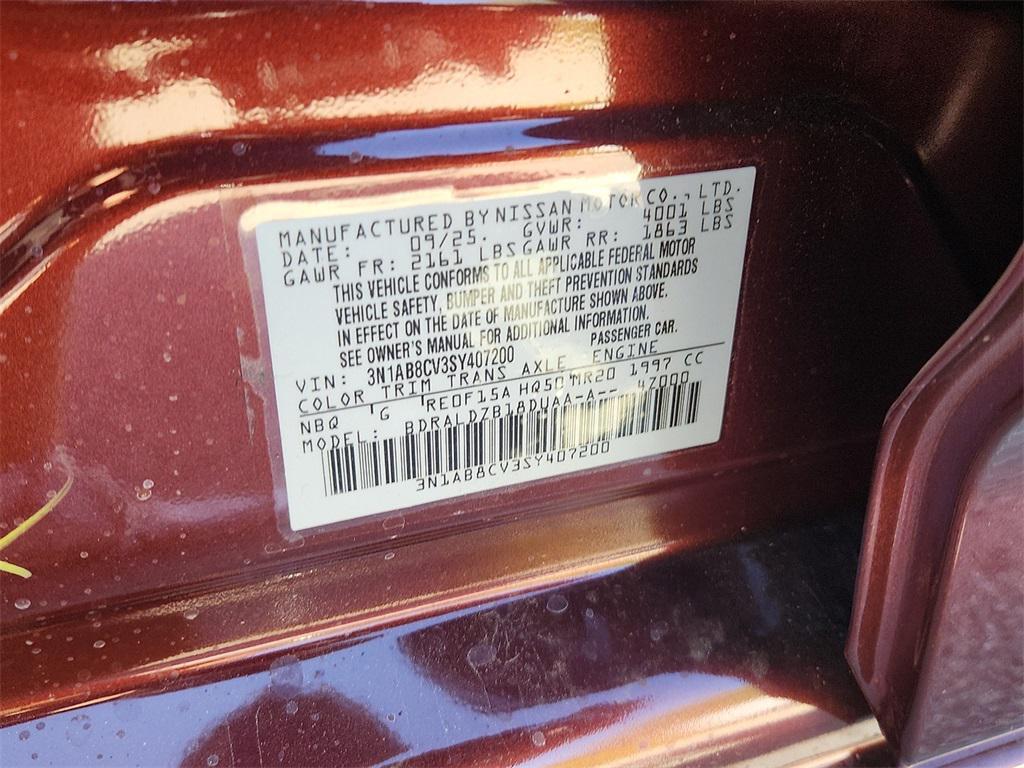 new 2025 Nissan Sentra car, priced at $19,772