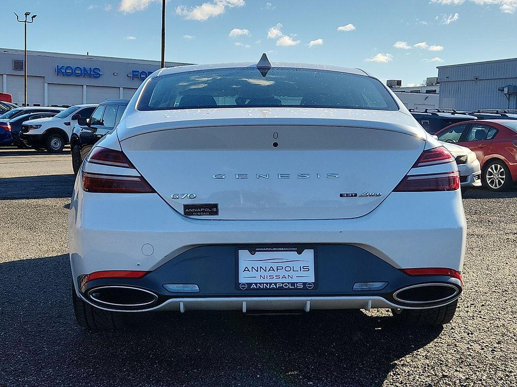 used 2022 Genesis G70 car, priced at $29,600
