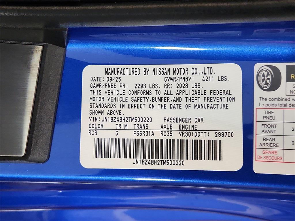 new 2026 Nissan Z car, priced at $51,500
