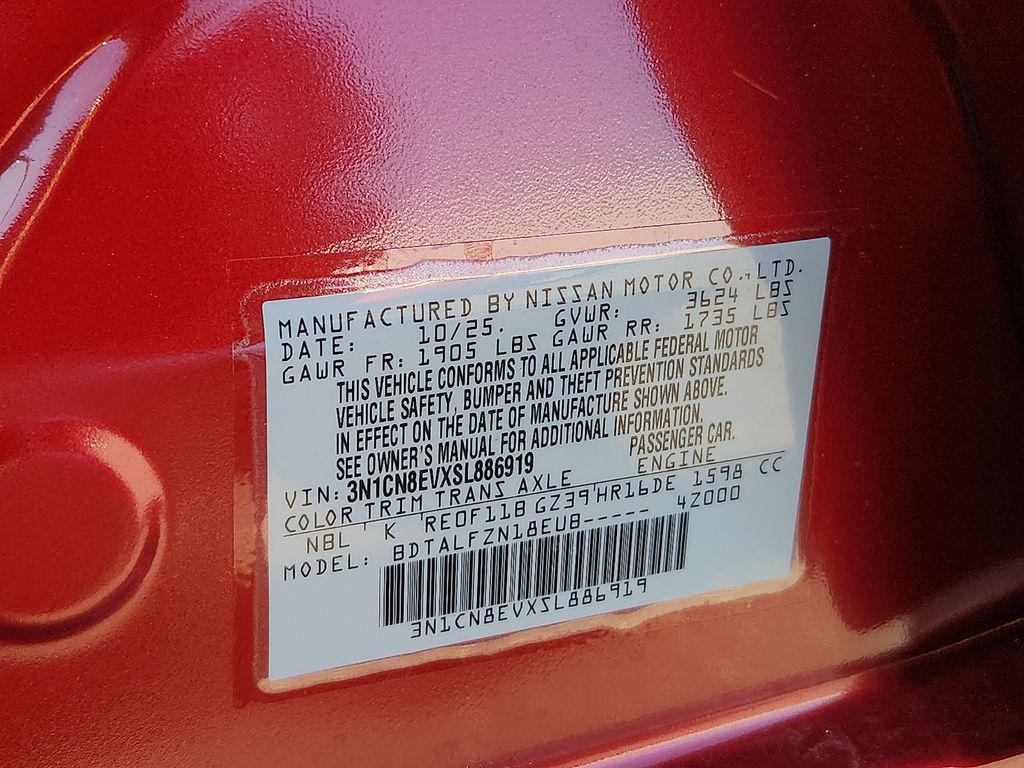 new 2025 Nissan Versa car, priced at $20,063