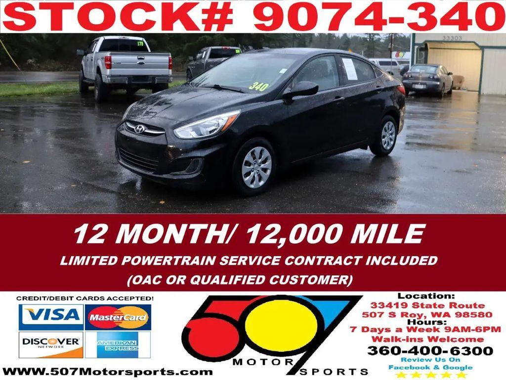 used 2016 Hyundai Accent car, priced at $5,995