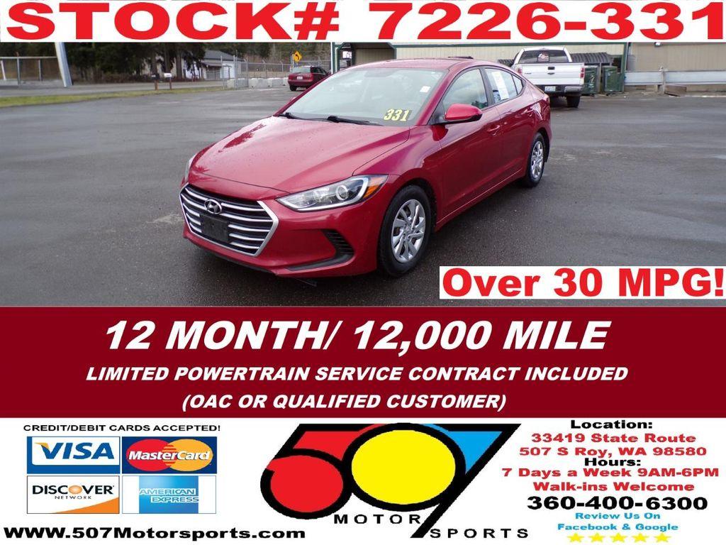 used 2017 Hyundai Elantra car, priced at $5,995