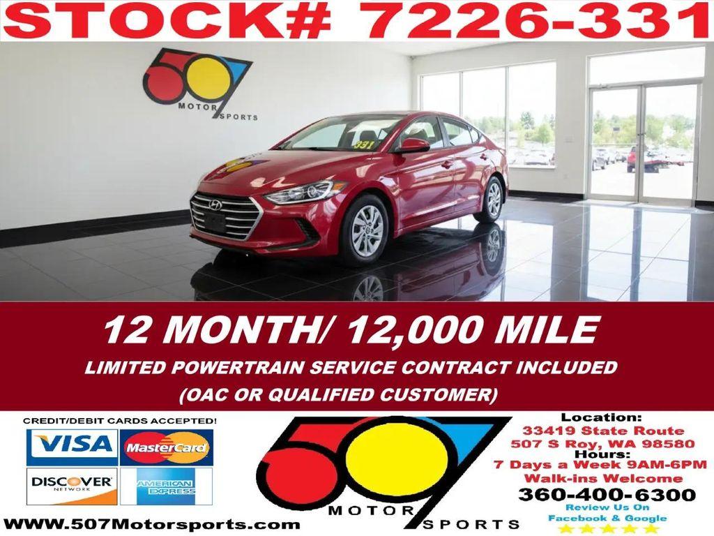 used 2017 Hyundai Elantra car, priced at $5,995