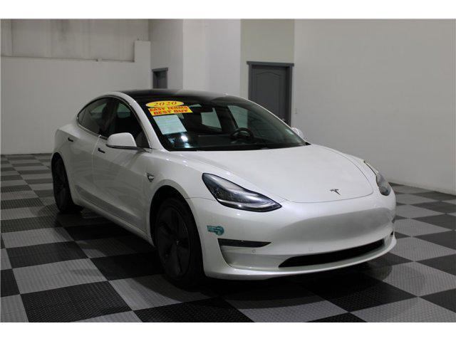 used 2020 Tesla Model 3 car, priced at $17,599