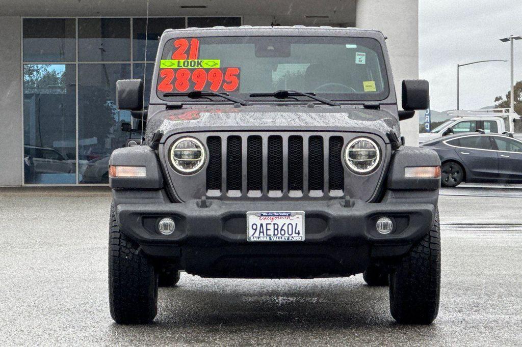 used 2021 Jeep Wrangler Unlimited car, priced at $28,545
